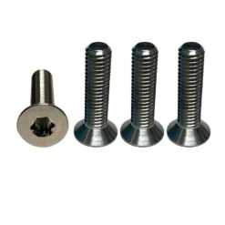 Foilite - M6 Titanium Hydrofoil Hardware Set - 4 Track Nuts And 4 M6 Screws Discounts Apply ! -Wingboarding Shop foilite titanium m6 screw track nut set 4