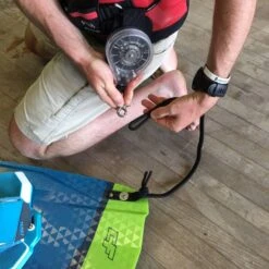 Oceanus Quick-Release EEL Retractable Reel Board Leash Discounts Apply ! -Wingboarding Shop oceanus qr eel reel leash 3